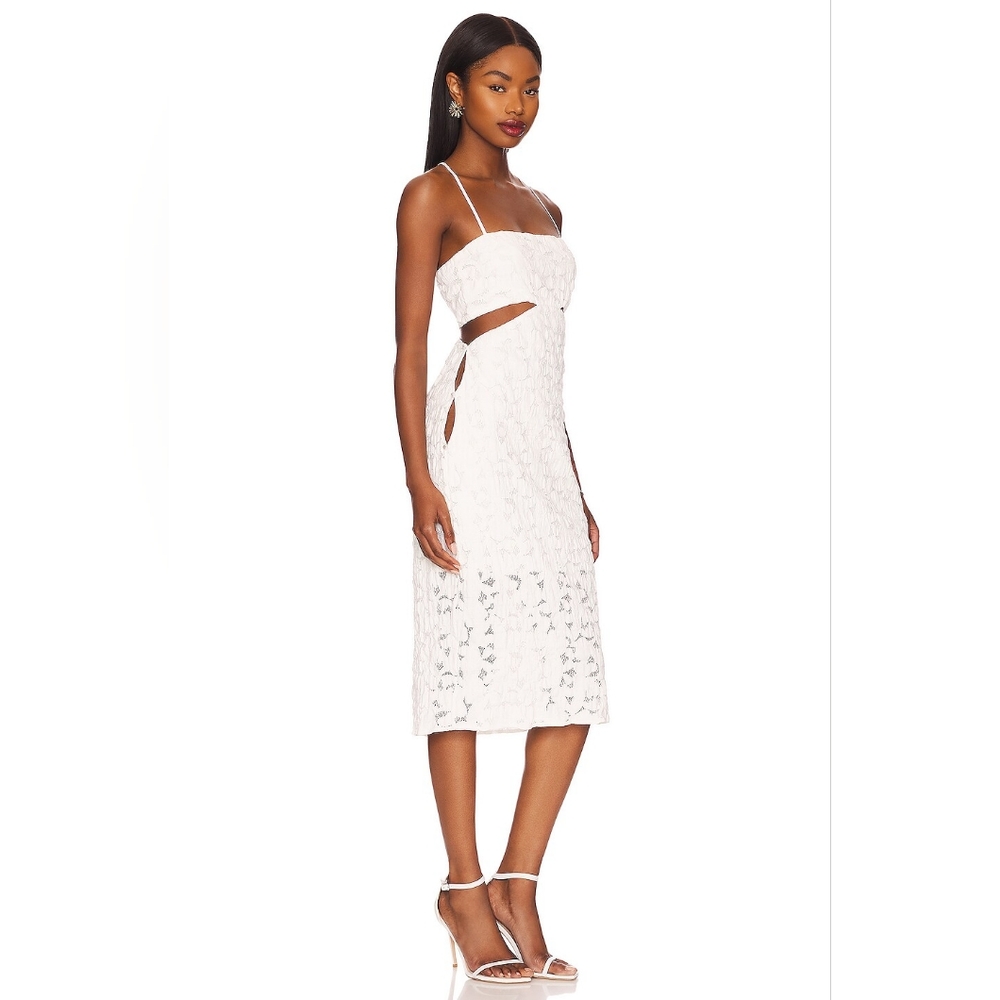P1. NWT LPA PERLA MIDI CUTOUT DRESS